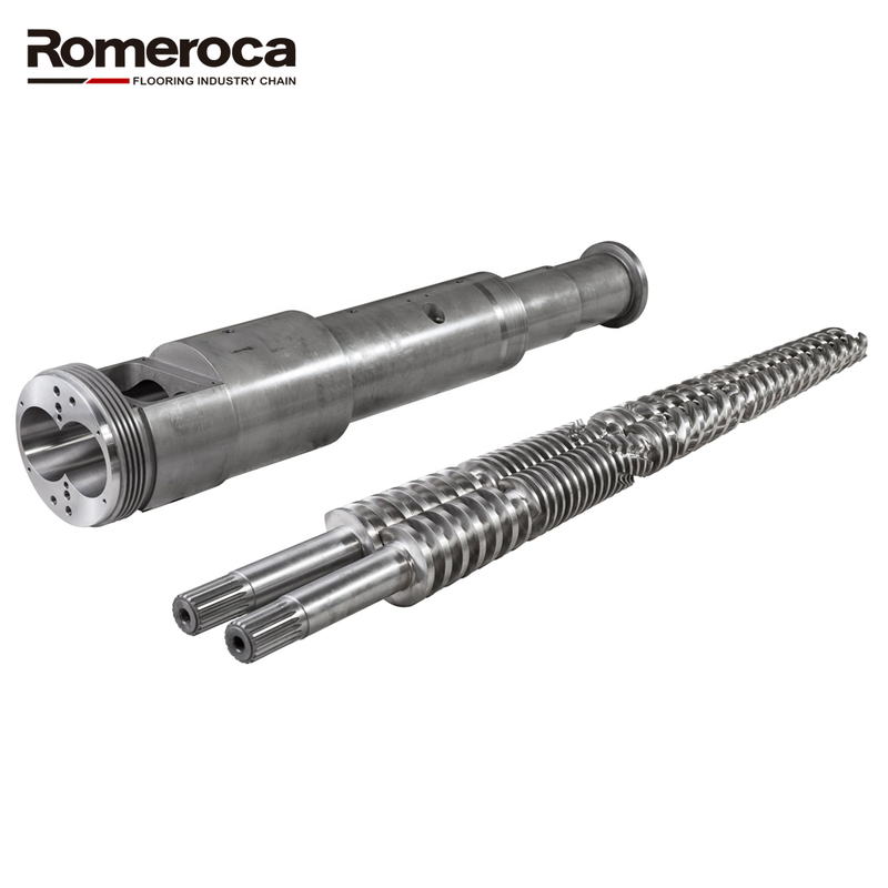 Cone Twin Screw and Barrel for SPC Flooring Extrusion Machine